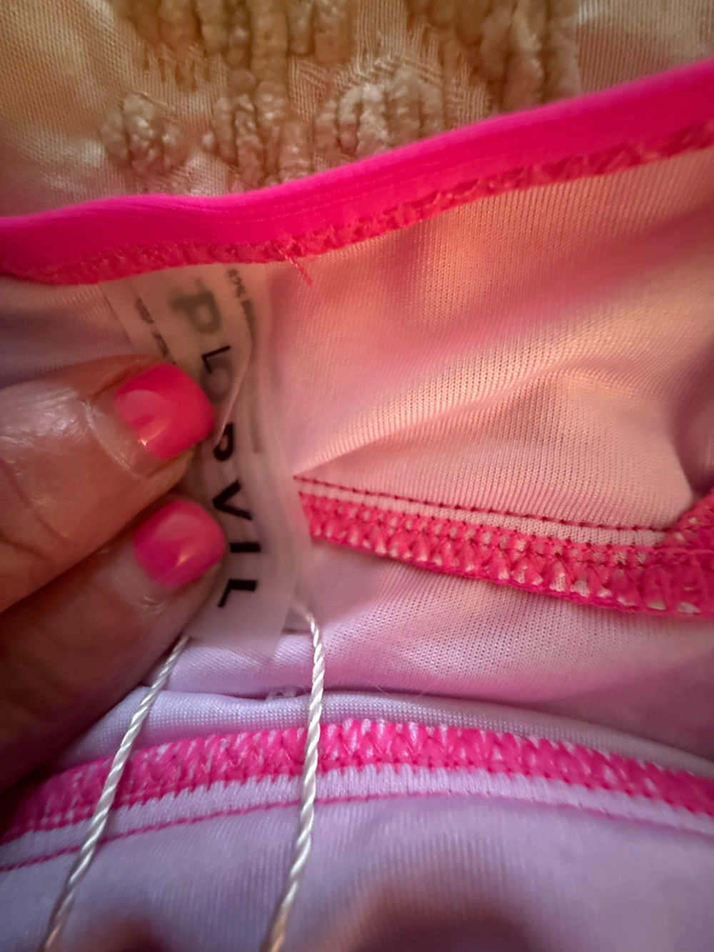 Brand New Popvil Hot Pink Two-Piece Cut Out Bikini - Picture 6 of 12
